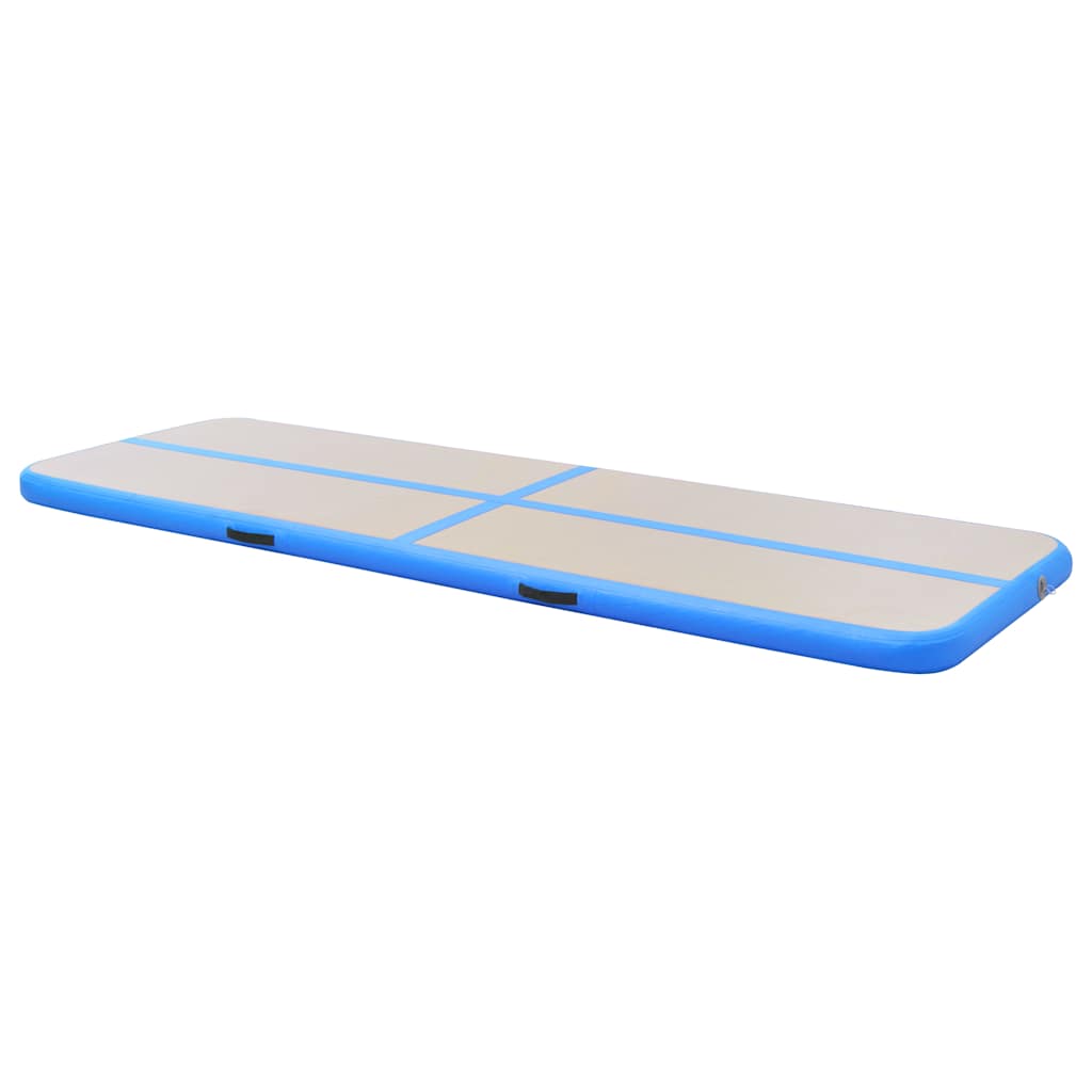 Strunjača na napuhavanje s crpkom 500 x 100 x 10 cm PVC plava