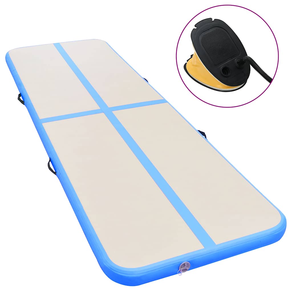 Strunjača na napuhavanje s crpkom 700 x 100 x 10 cm PVC plava