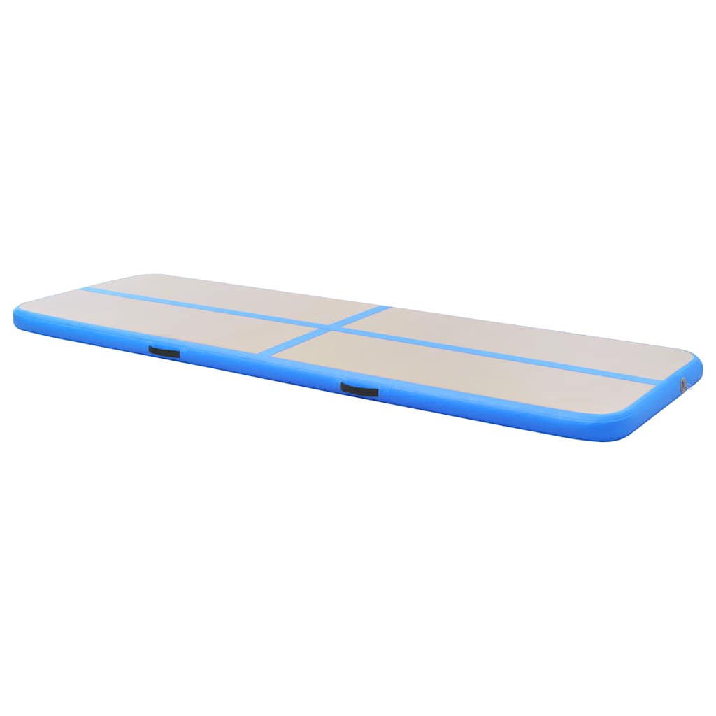 Strunjača na napuhavanje s crpkom 800 x 100 x 10 cm PVC plava