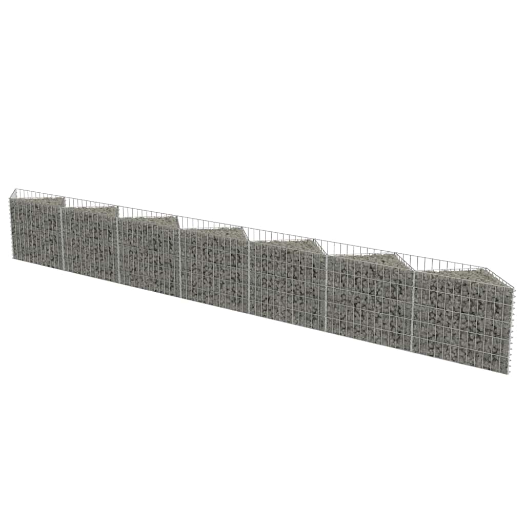 Gabionski zid od pocinčanog čelika 450 x 30 x 50 cm