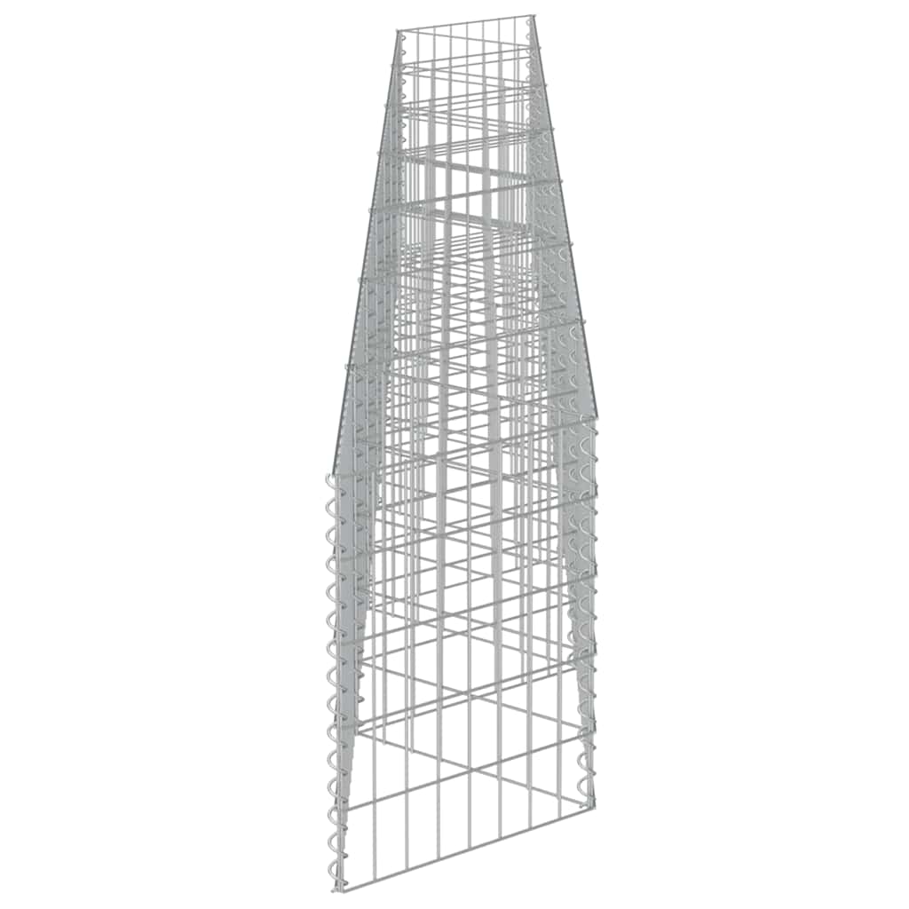 Gabionski zid od pocinčanog čelika 450 x 30 x 50 cm