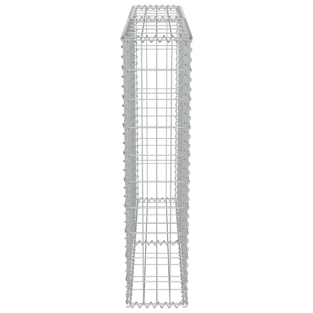 Gabionski zid s poklopcima od pocinčanog čelika 100 x 20 x 100 cm