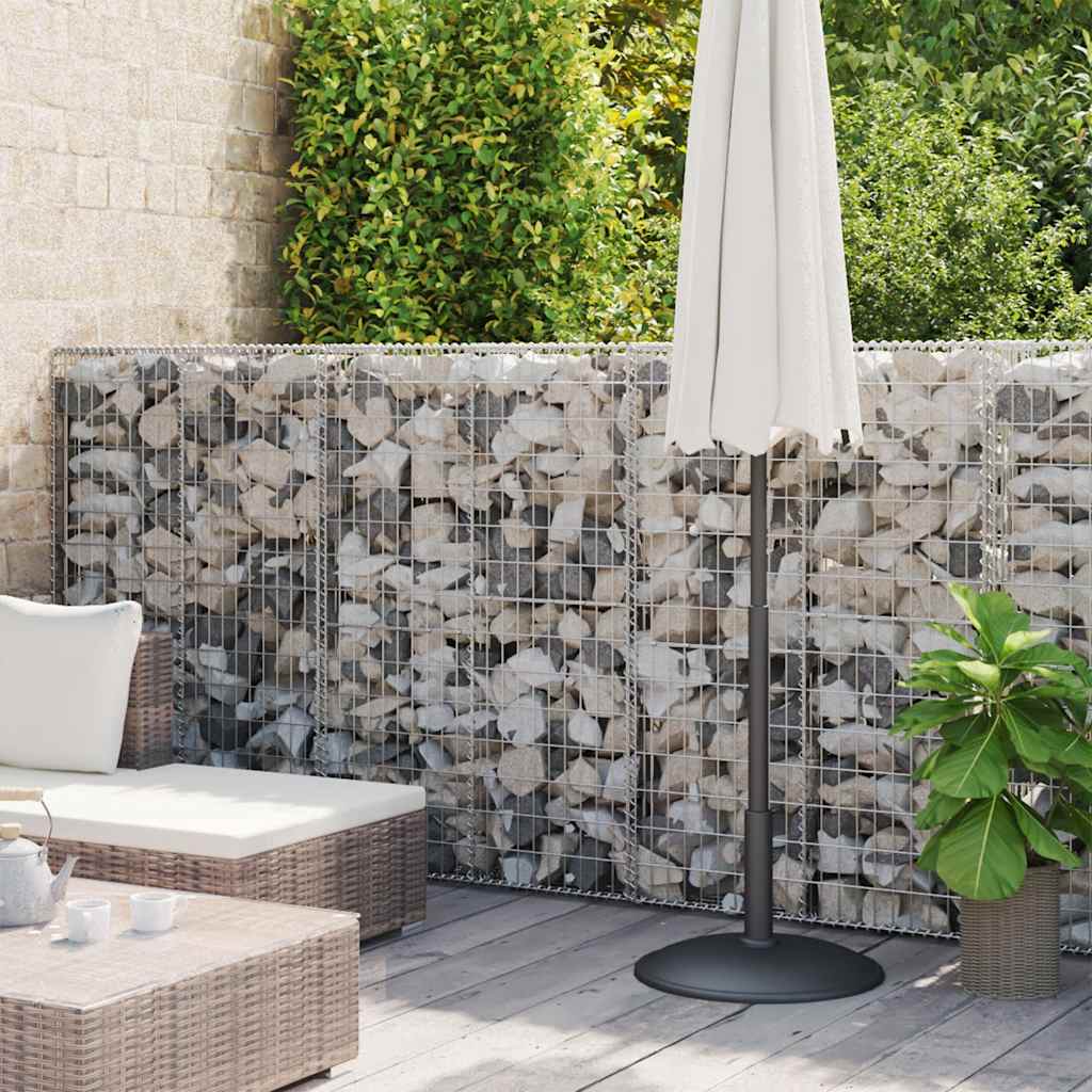 Gabionski zid s poklopcima od pocinčanog čelika 600 x 50 x 150 cm