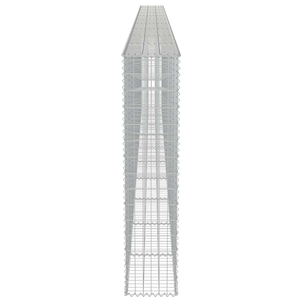 Gabionski zid s poklopcima od pocinčanog čelika 600 x 30 x 150 cm