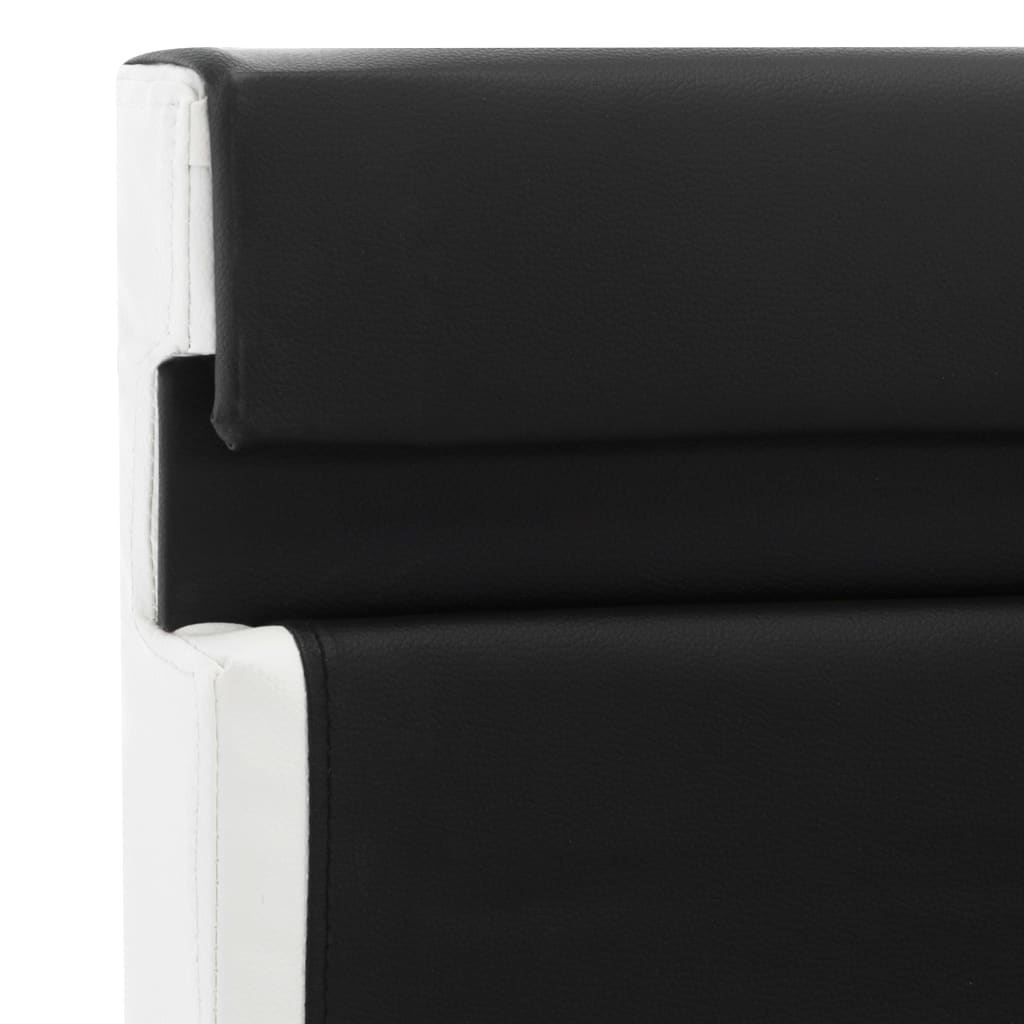 Okvir za krevet od umjetne kože s LED svjetlom crni 160x200 cm