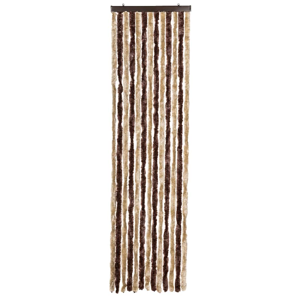 Zastor protiv insekata bež-svjetlosmeđi 56 x 185 cm šenil