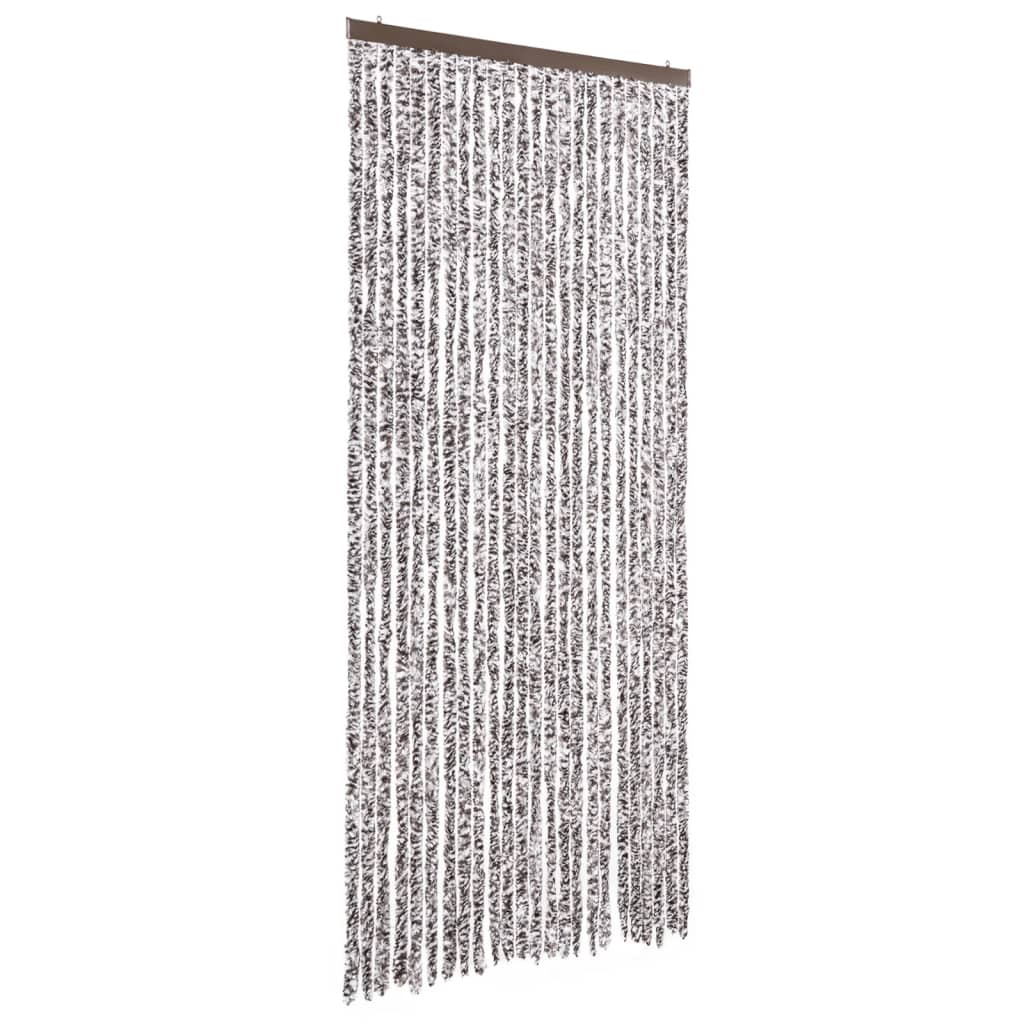 Zastor protiv insekata smeđi-bež 100 x 220 cm šenil