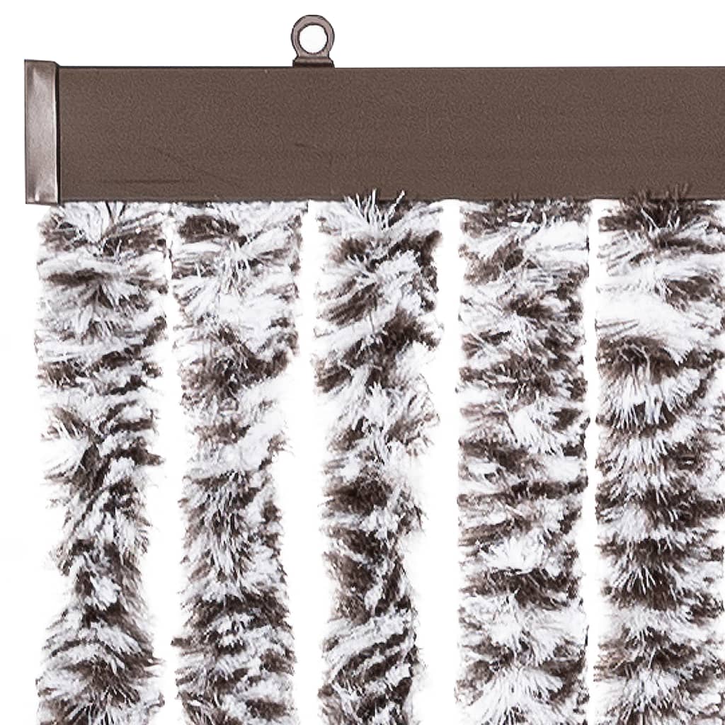 Zastor protiv insekata smeđi-bež 100 x 220 cm šenil