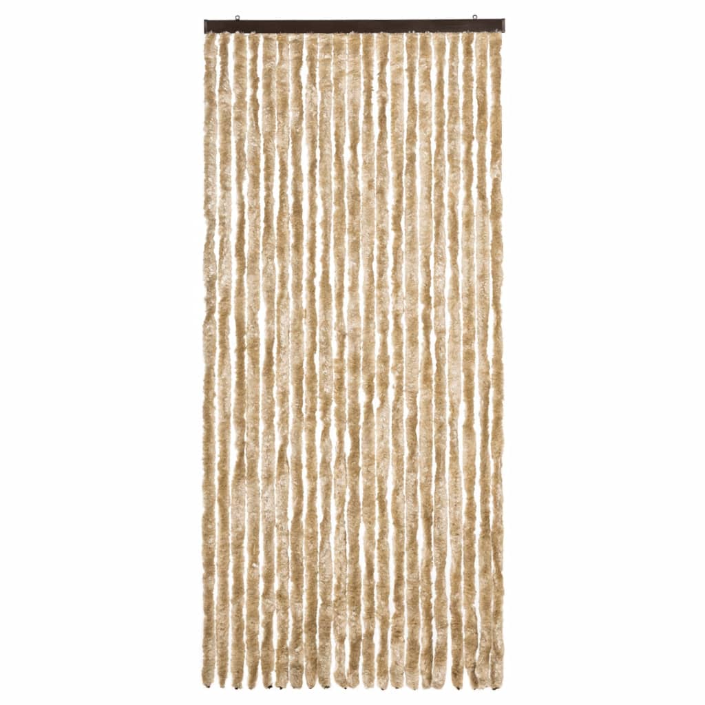 Zastor protiv insekata bež 90 x 220 cm šenil