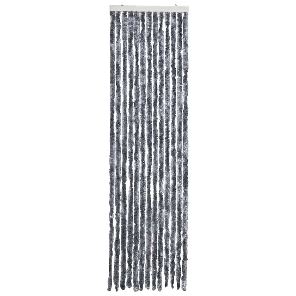 Zastor protiv insekata srebrni 56 x 185 cm šenil