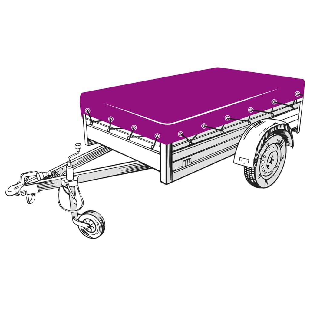 Mreža za prikolicu HDPE 2 x 3 m crna