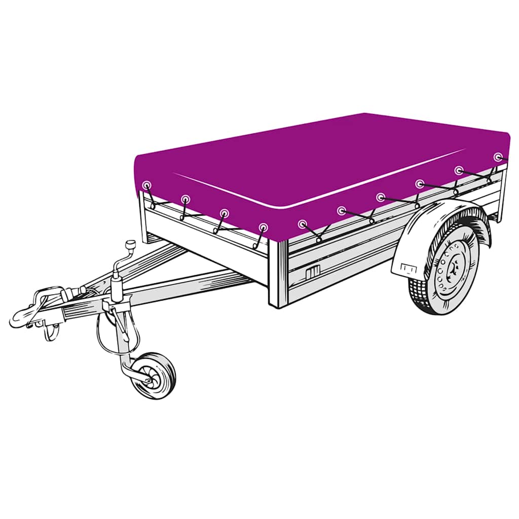 Mreža za prikolicu HDPE 2,5 x 3,5 m crna