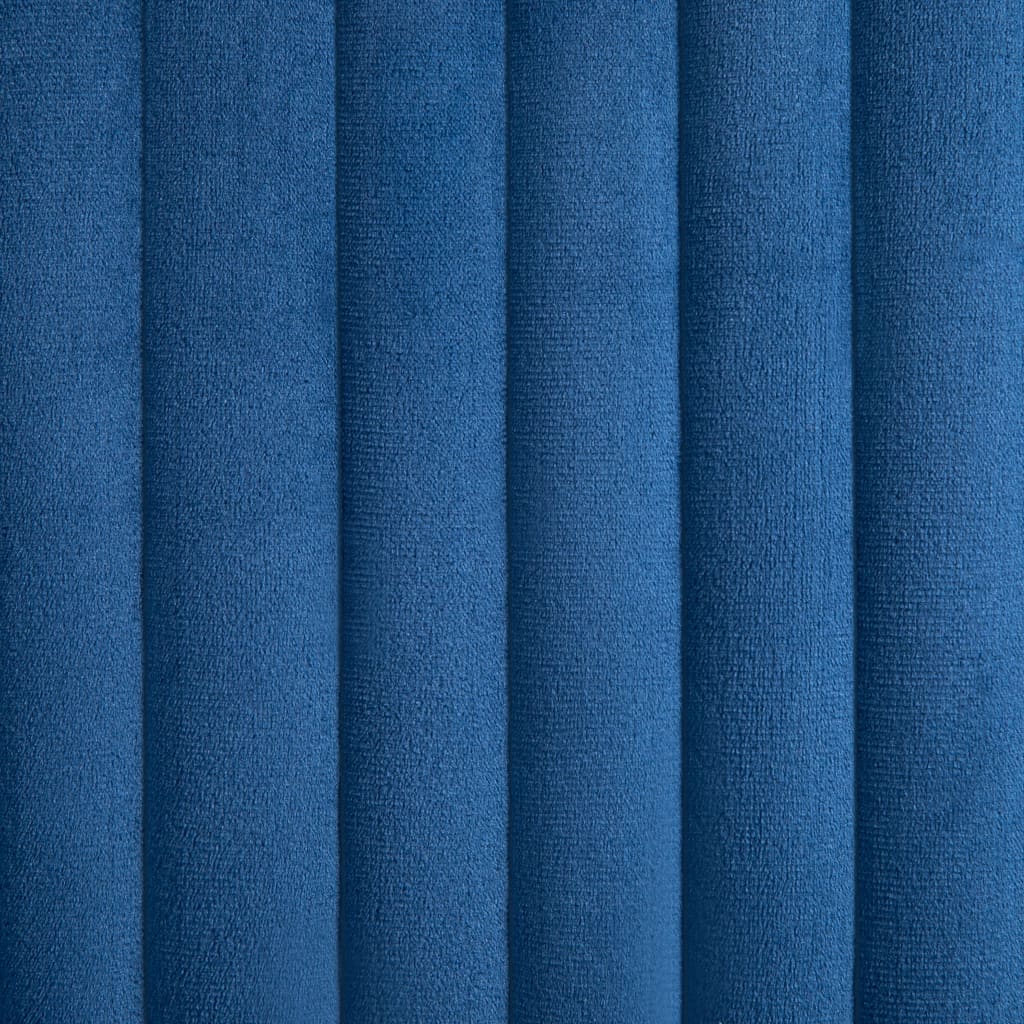Blagovaonske stolice 2 kom plave baršunaste