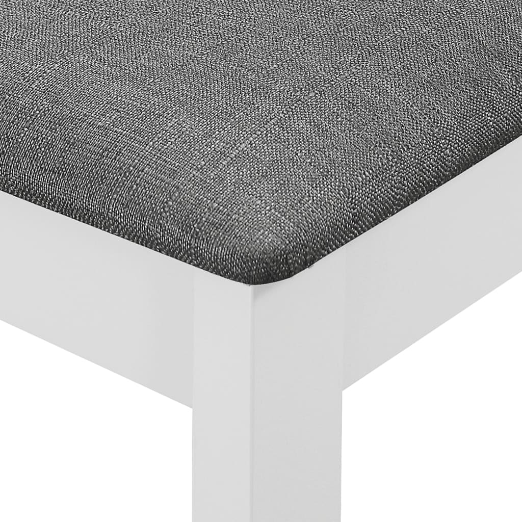 3-dijelni blagovaonski set od MDF-a bijeli