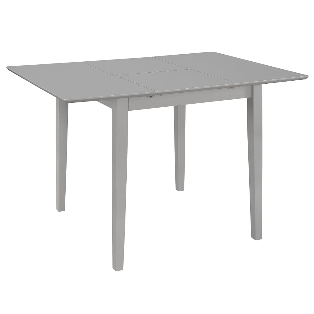 3-dijelni blagovaonski set od MDF-a sivi