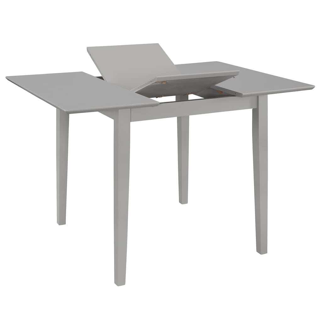 3-dijelni blagovaonski set od MDF-a sivi