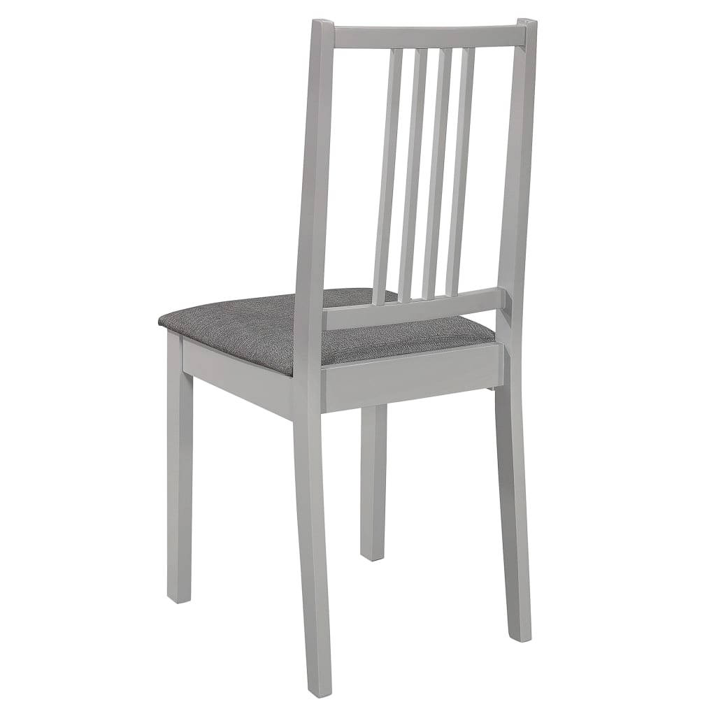 5-dijelni blagovaonski set od MDF-a sivi