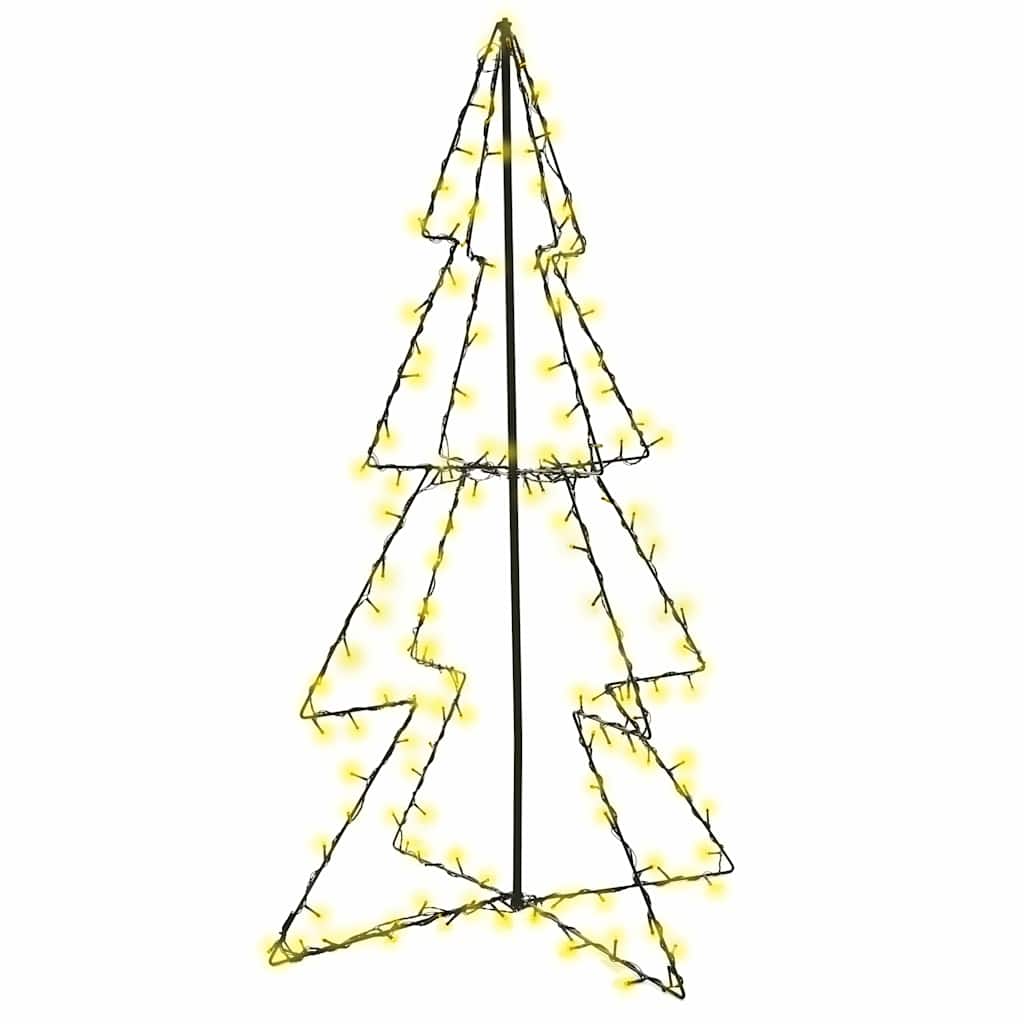 Stožasto božićno drvce unutarnje i vanjsko 160 LED 78 x 120 cm