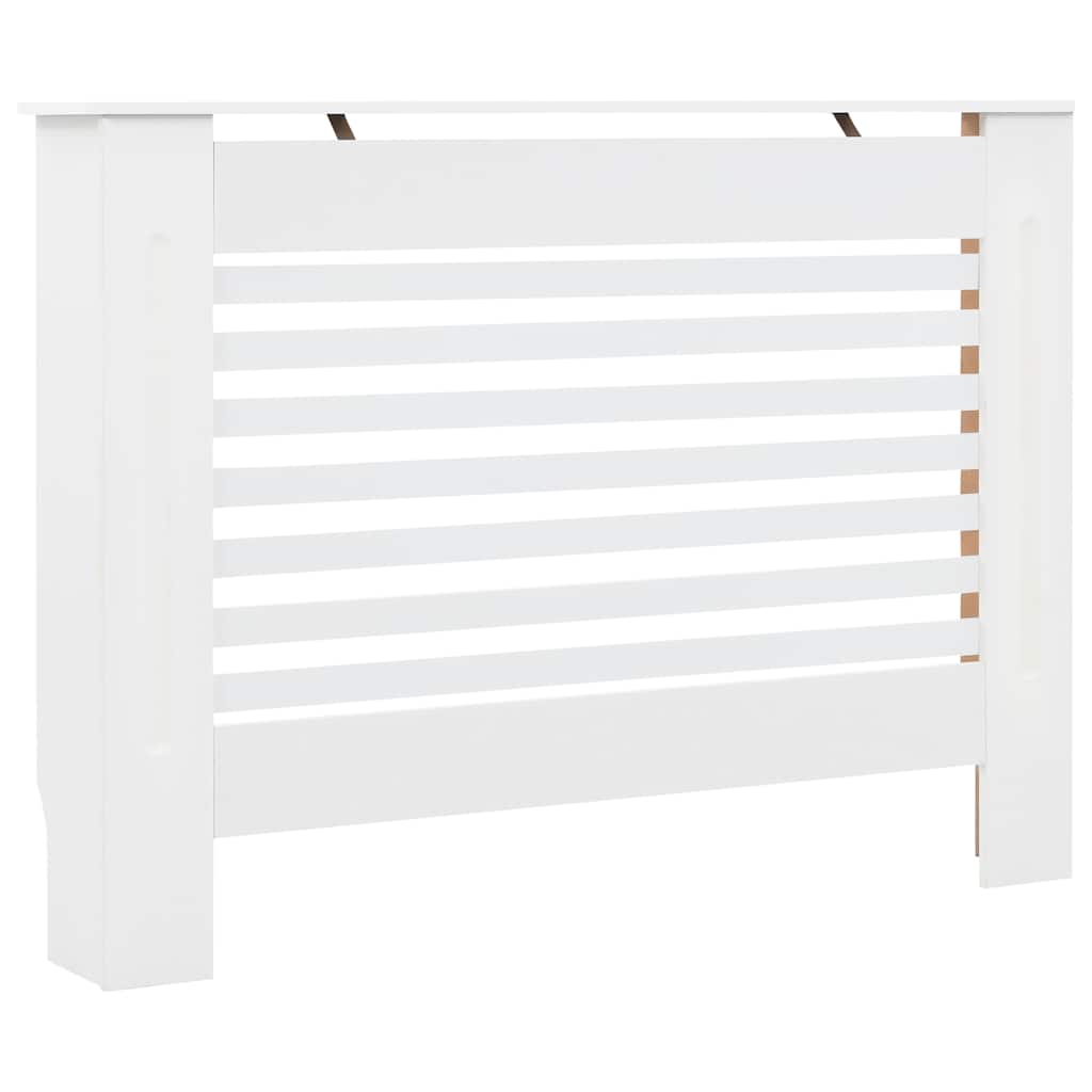 Pokrov za radijator bijeli 112 x 19 x 81,5 cm MDF