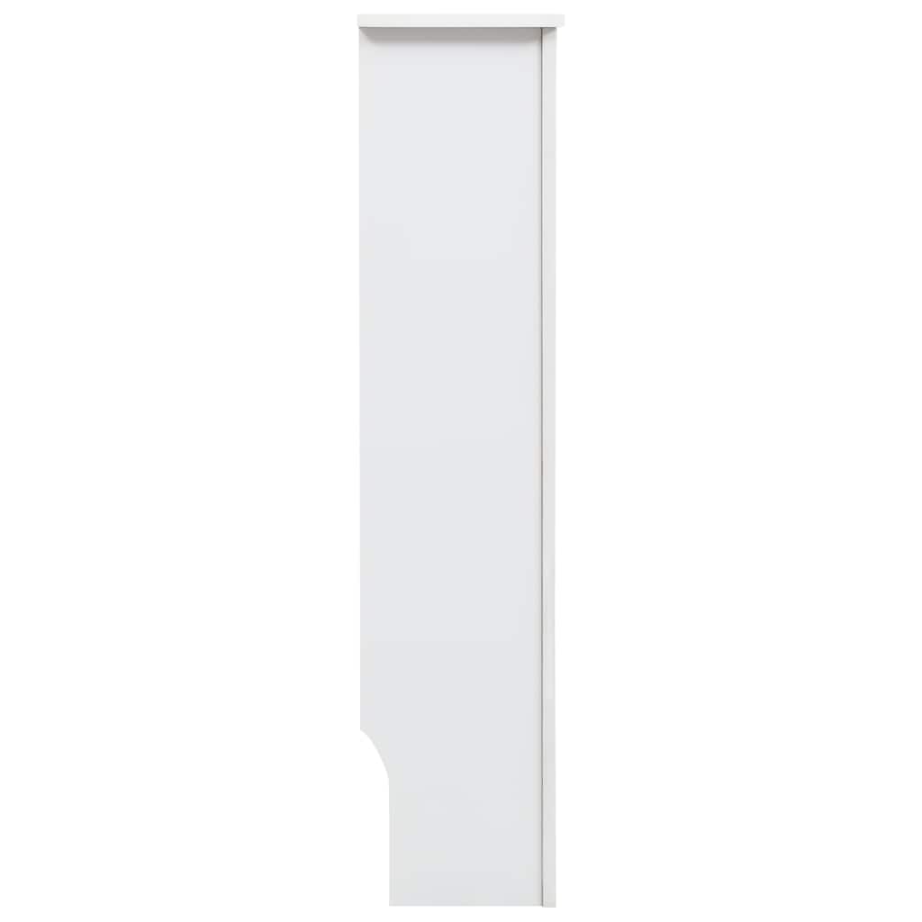Pokrov za radijator bijeli 112 x 19 x 81,5 cm MDF