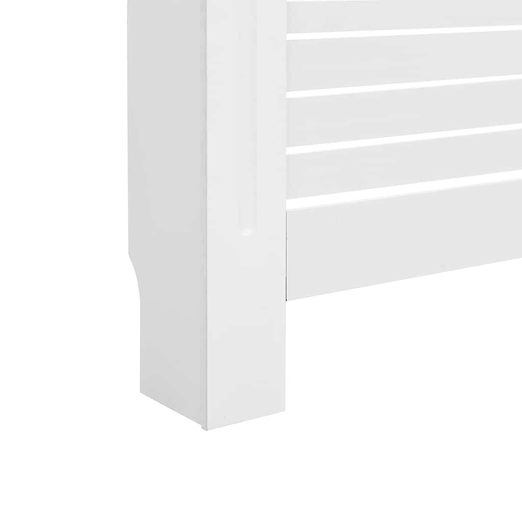Pokrov za radijator bijeli 152 x 19 x 81,5 cm MDF