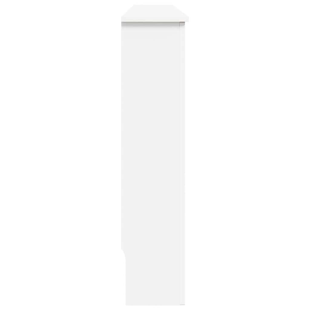 Pokrov za radijator bijeli 112 x 19 x 81,5 cm MDF