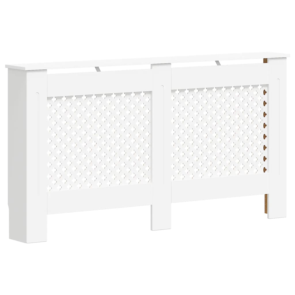 Pokrov za radijator bijeli 152 x 19 x 81,5 cm MDF
