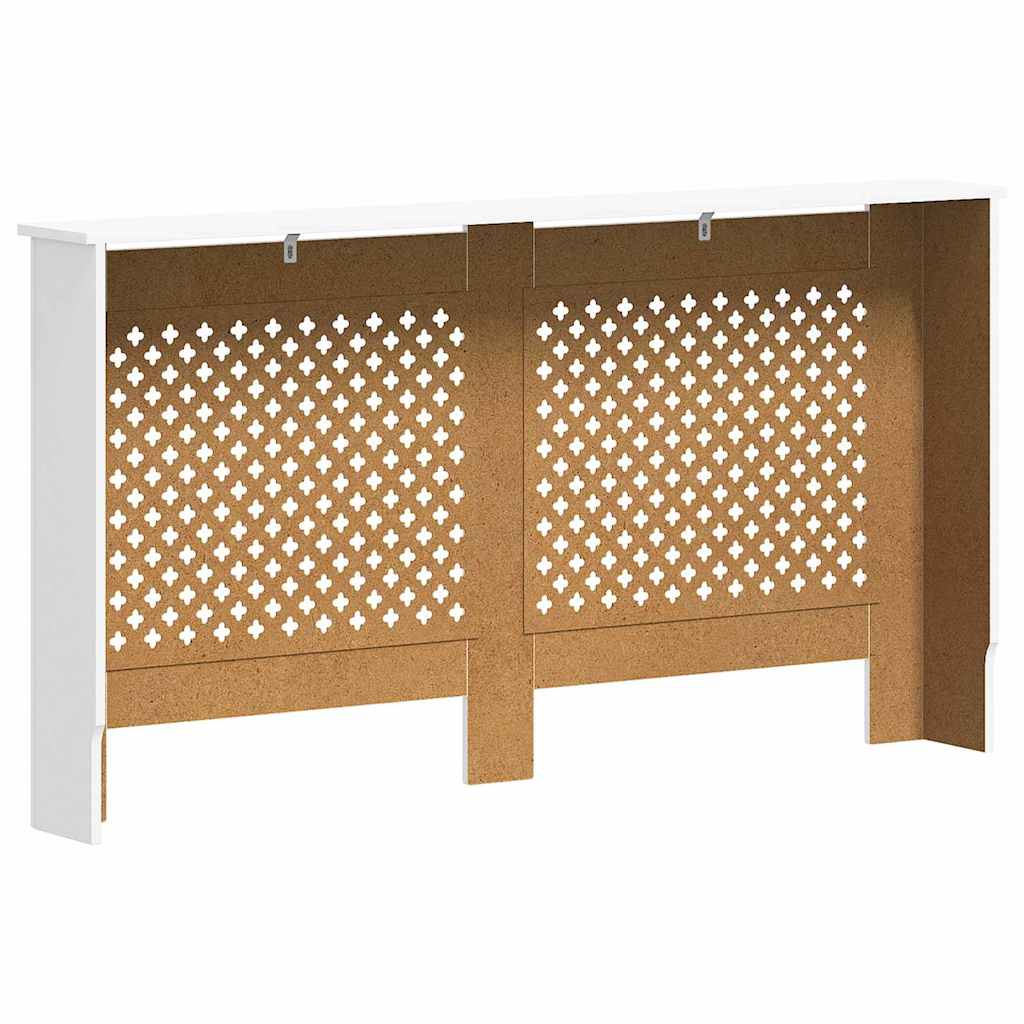 Pokrov za radijator bijeli 152 x 19 x 81,5 cm MDF