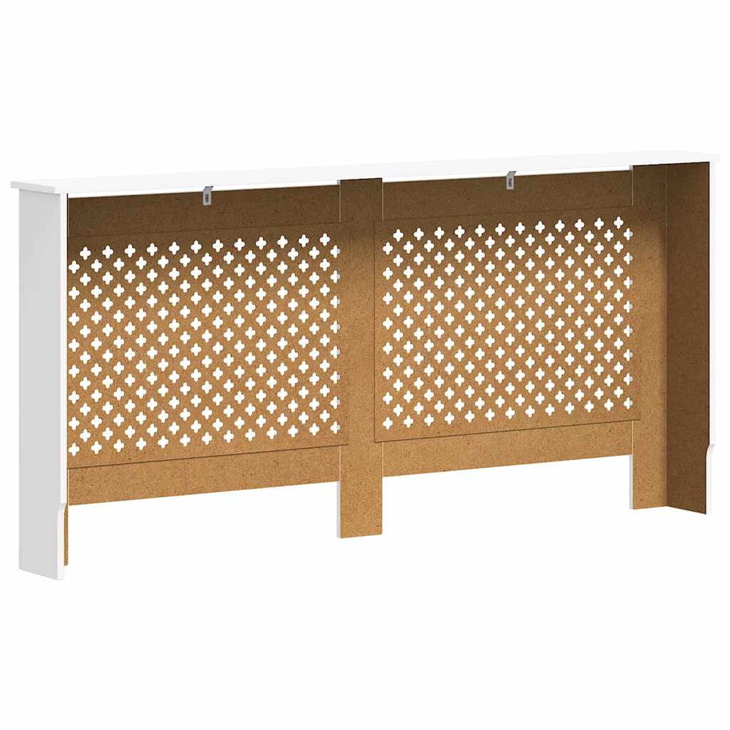 Pokrov za radijator bijeli 172 x 19 x 81,5 cm MDF