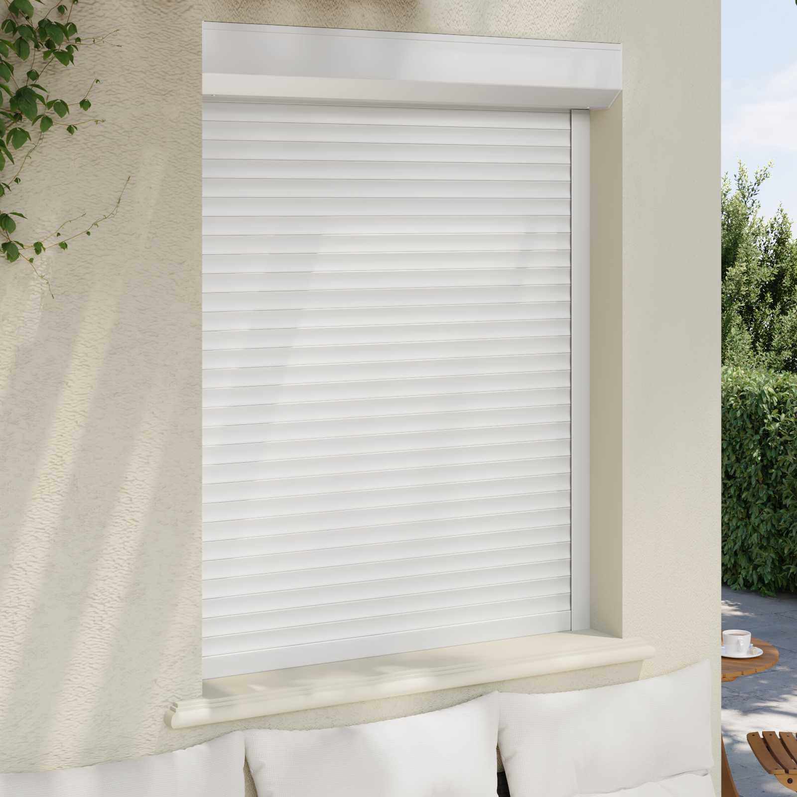 Roletna Bijeli 100 x 130 cm Aluminij i poliuretan