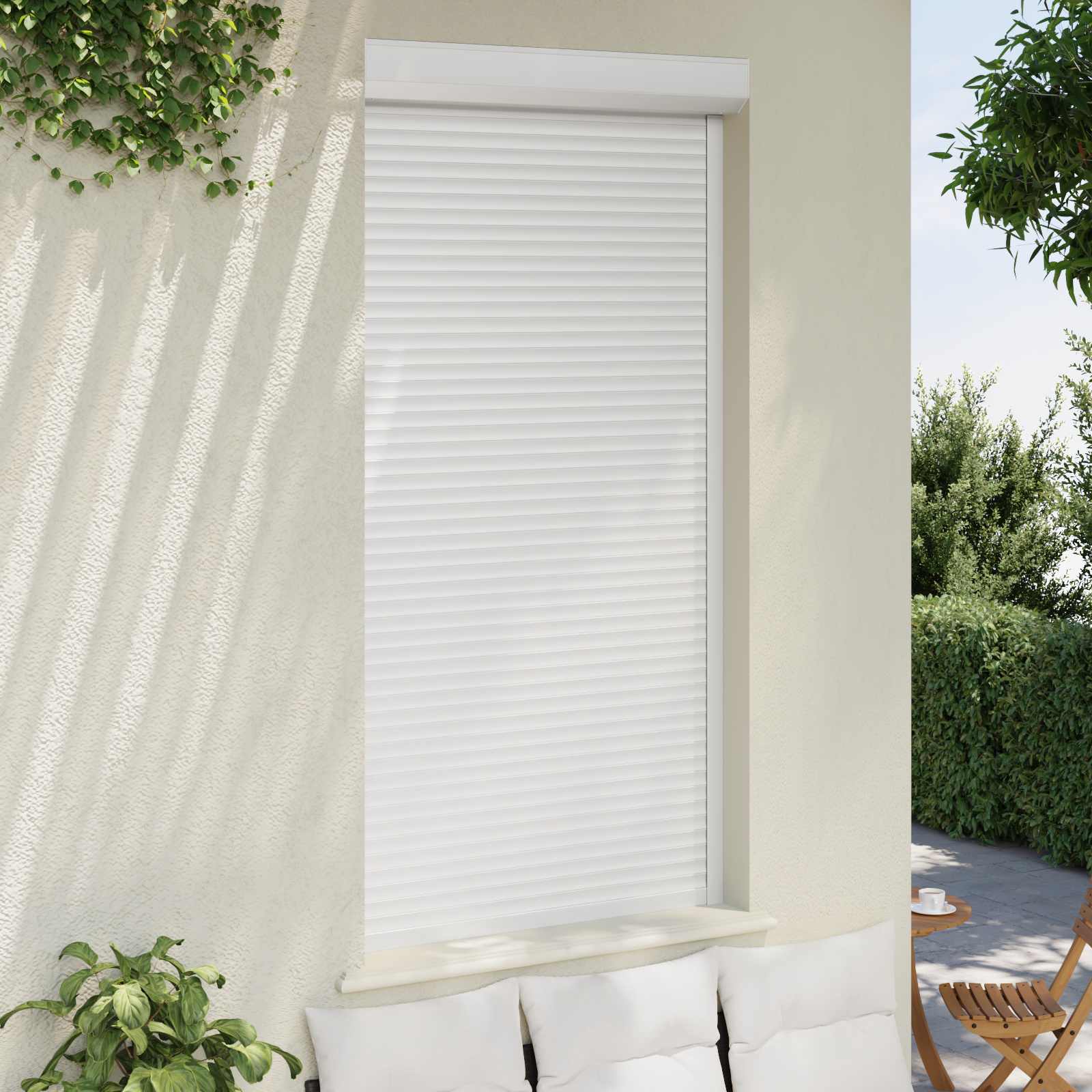 Roletna Bijeli 110 x 220 cm Aluminij i poliuretan