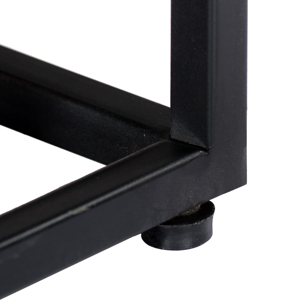TV ormarić 120x30x40 cm od masivnog obnovljenog drva i čelika