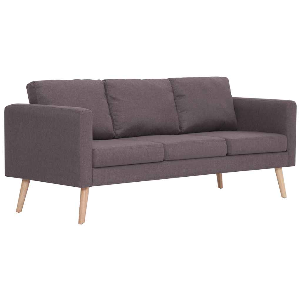 2-dijelni set sofa od tkanine bež