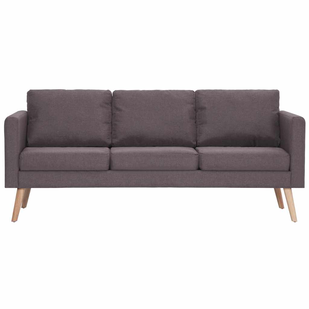 2-dijelni set sofa od tkanine bež