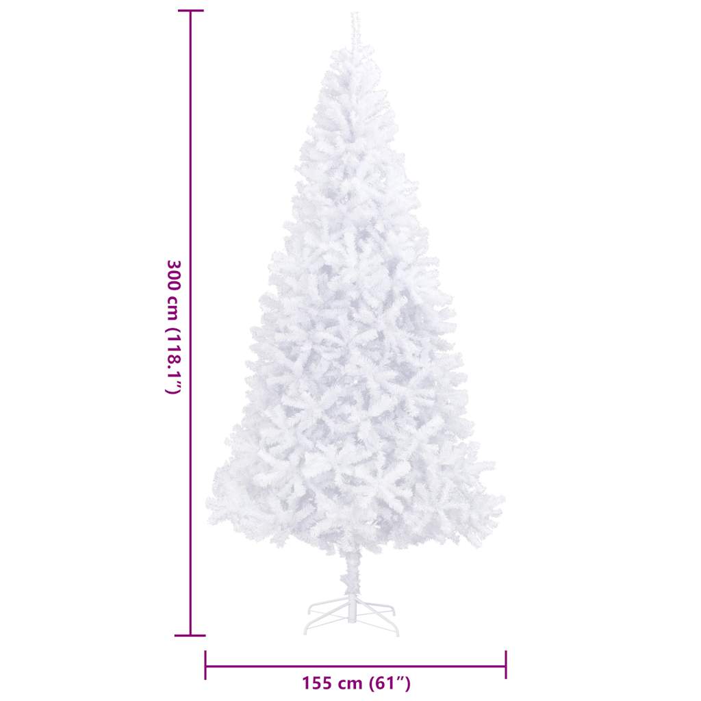 Umjetno božićno drvce 300 cm bijelo