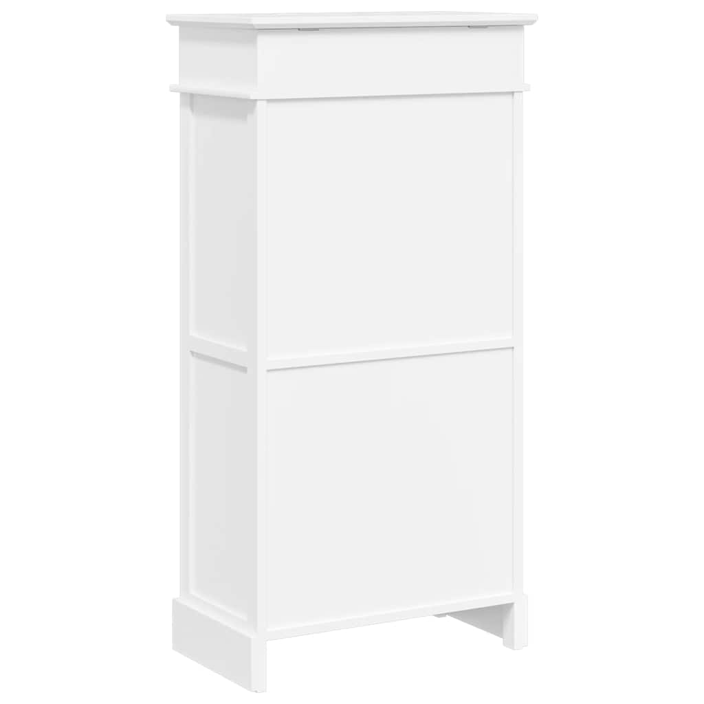 Ormarić za cipele bijeli 50 x 28 x 98 cm od drva paulovnije