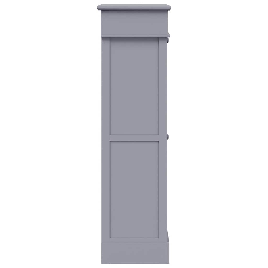 Ormarić za cipele sivi 50 x 28 x 98 cm od drva paulovnije