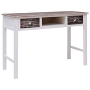 Pisaći stol smeđi 110 x 45 x 76 cm drveni