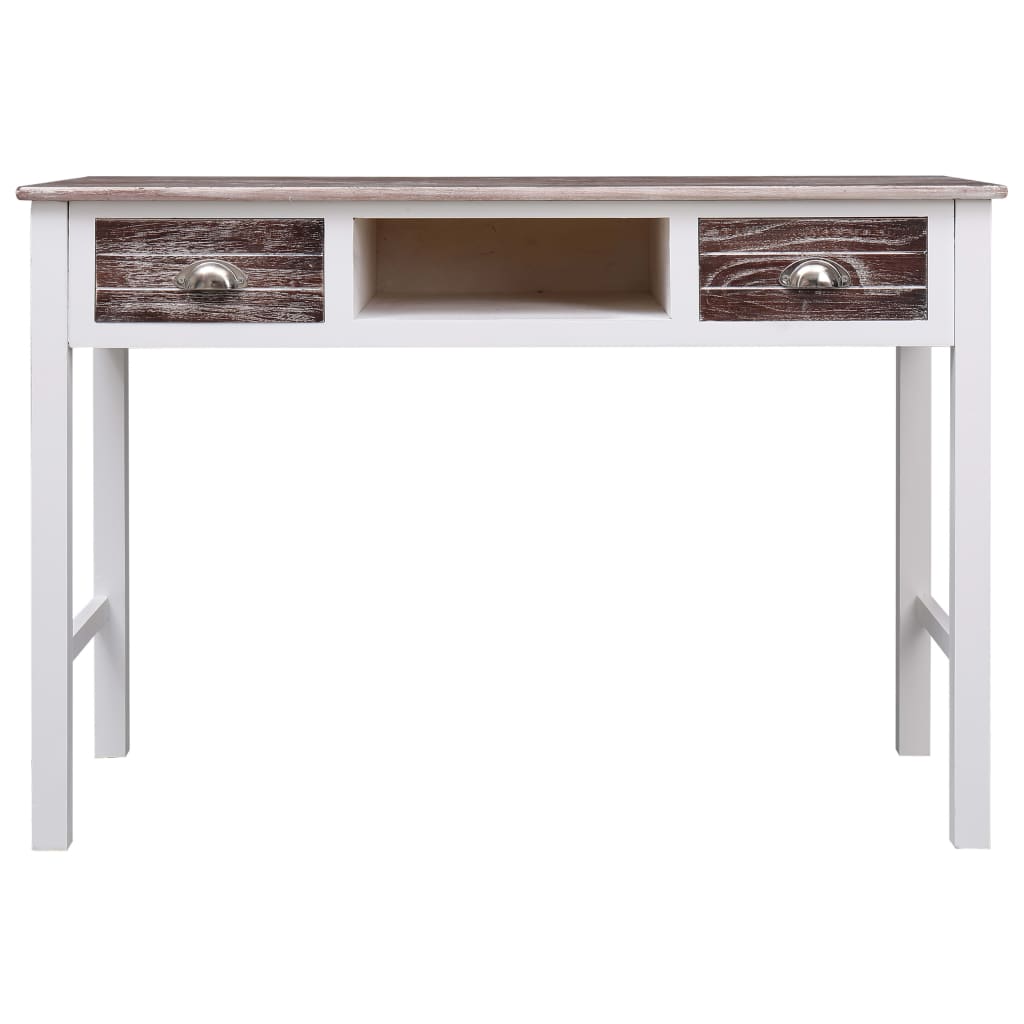 Pisaći stol smeđi 110 x 45 x 76 cm drveni