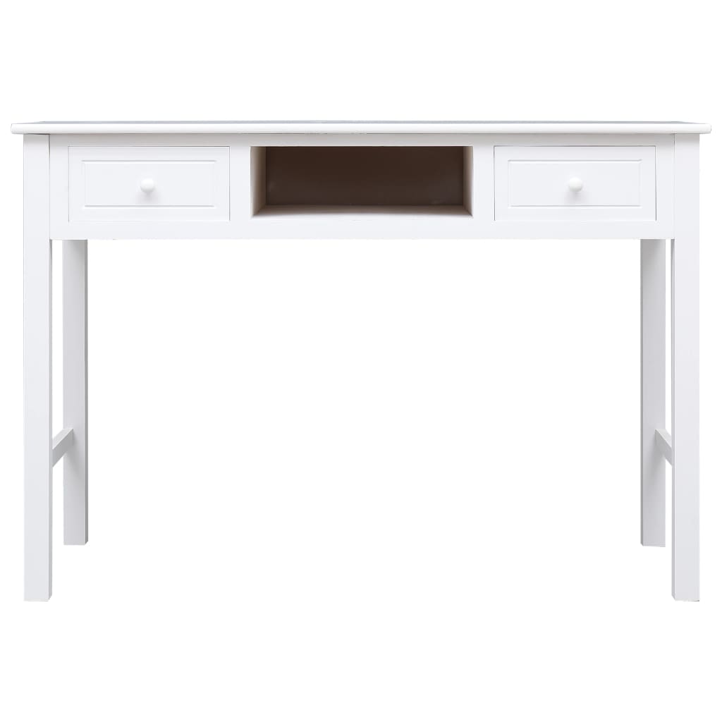 Pisaći stol bijeli 110 x 45 x 76 cm drveni
