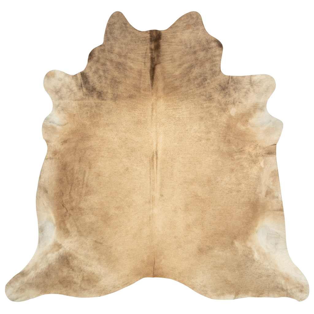 Tepih od prave kravlje kože 150 x 170 cm bež