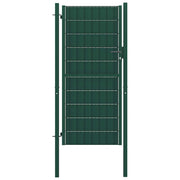 Vrata za ogradu PVC i čelik 100x124 cm Zelena