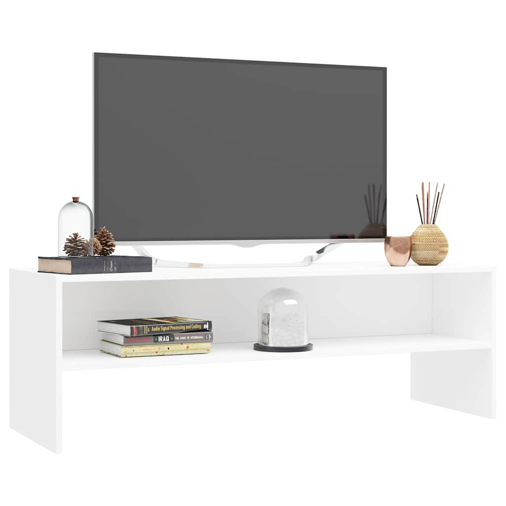 TV ormarić bijeli 120 x 40 x 40 cm konstruirano drvo