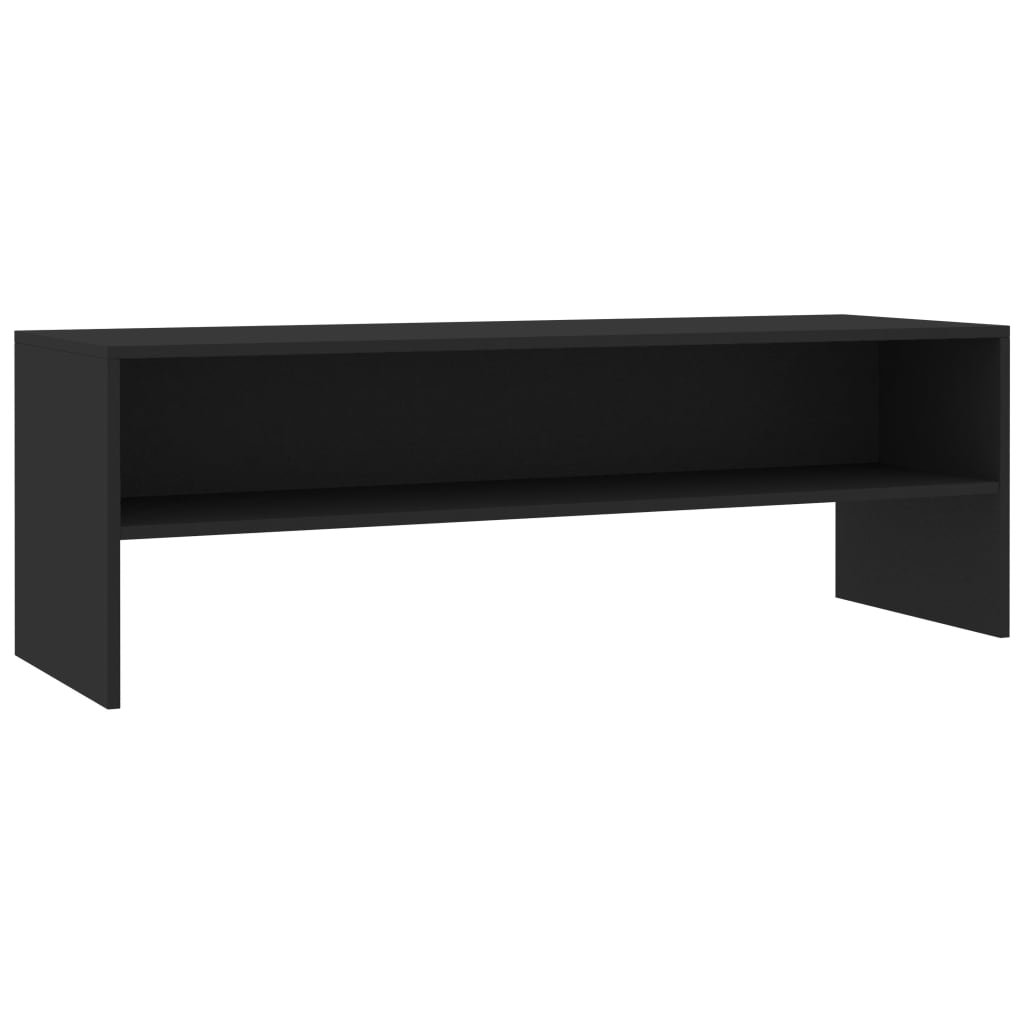 TV ormarić crni 120 x 40 x 40 cm konstruirano drvo