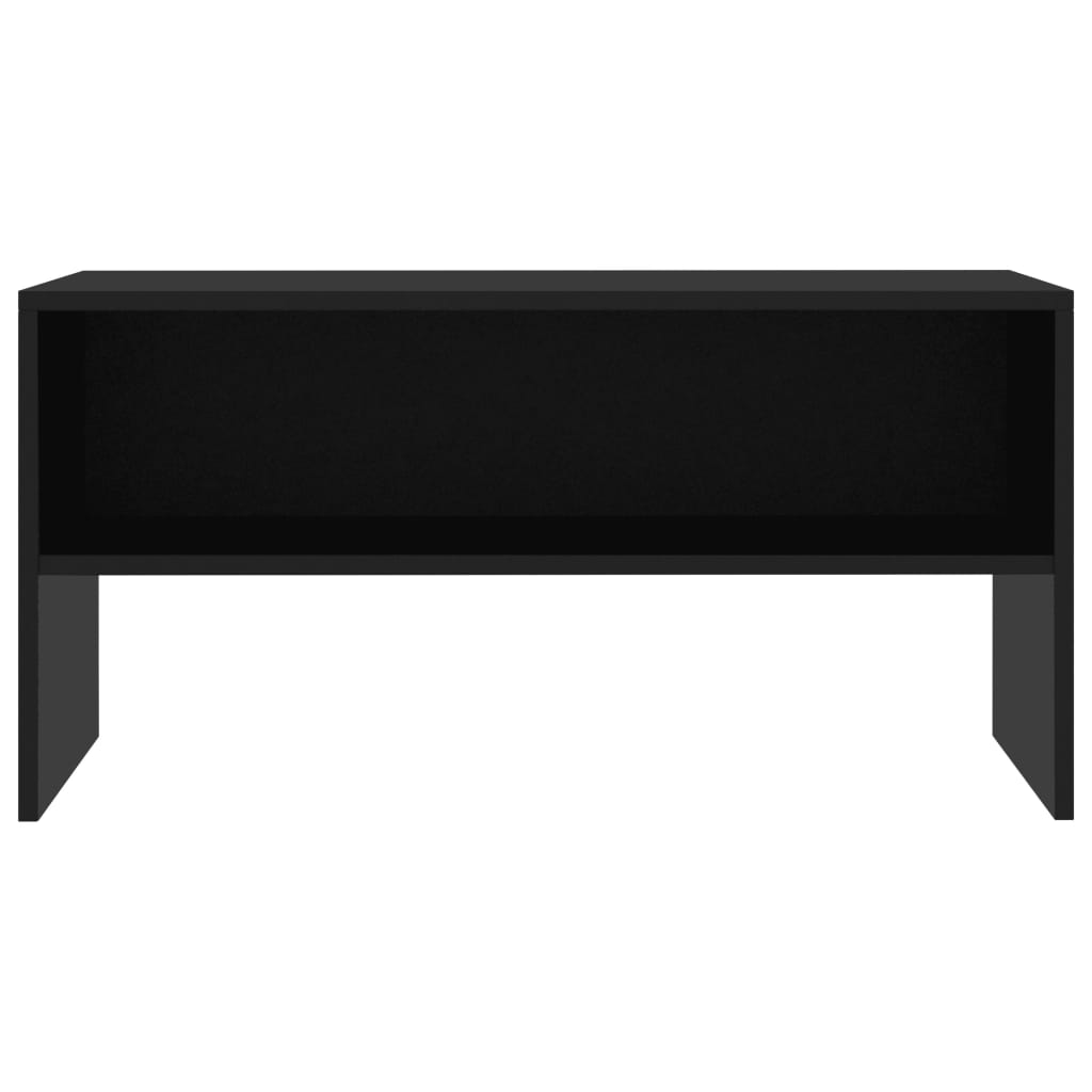 TV ormarić crni 80 x 40 x 40 cm konstruirano drvo