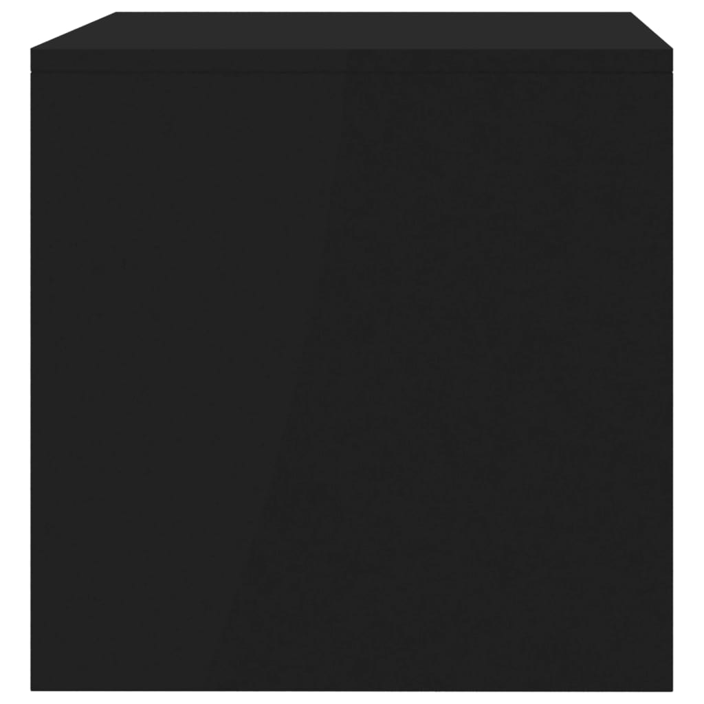 TV ormarić crni 80 x 40 x 40 cm konstruirano drvo