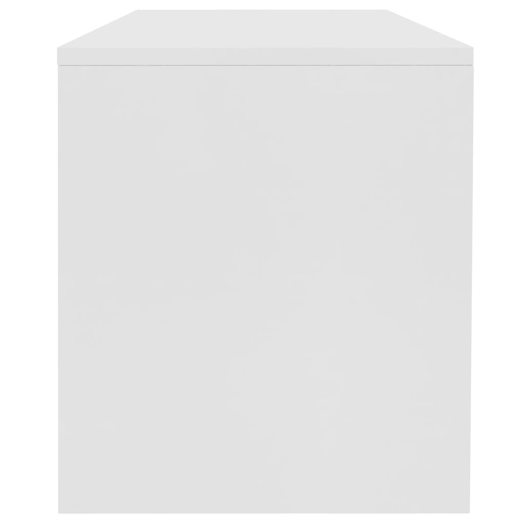 Stolić za kavu bijeli 100 x 40 x 40 cm od konstruiranog drva