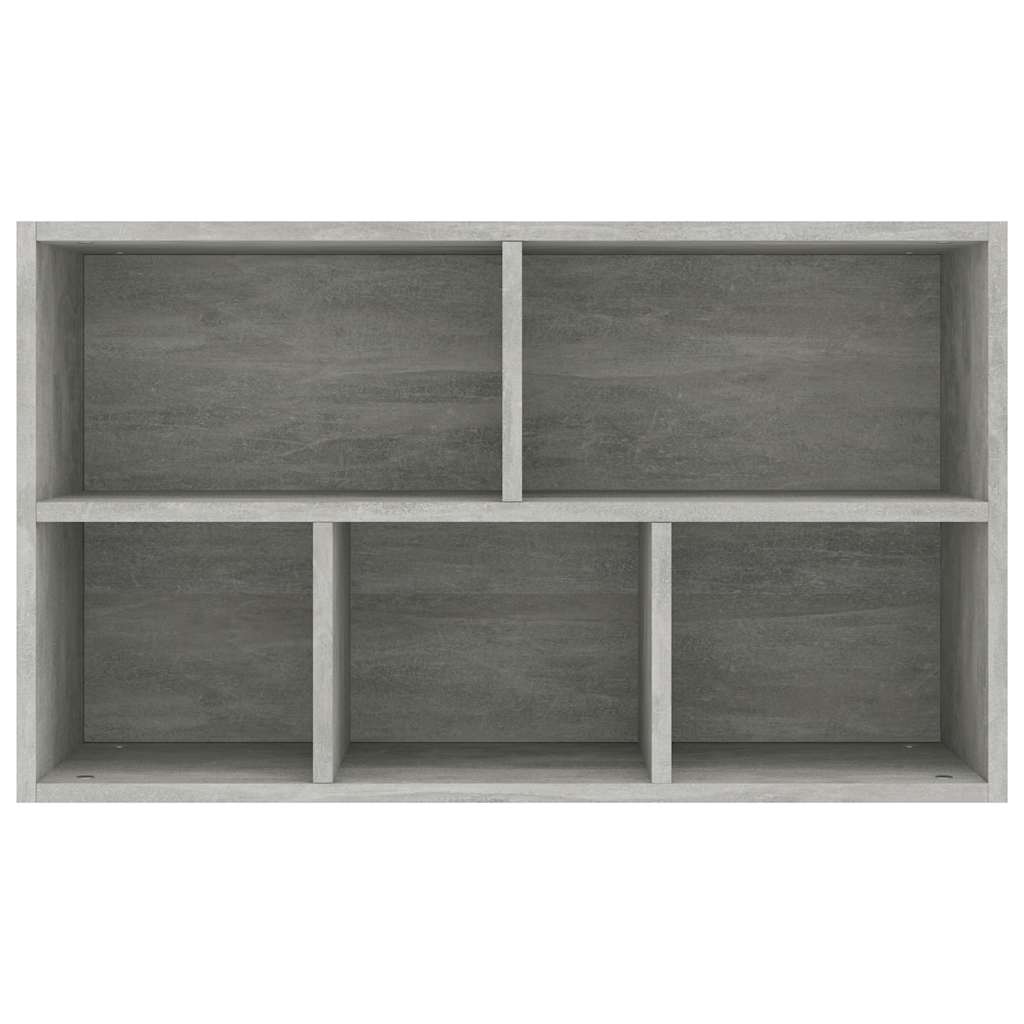 Ormarić za knjige / komoda boja betona 50 x 25 x 80 cm drveni