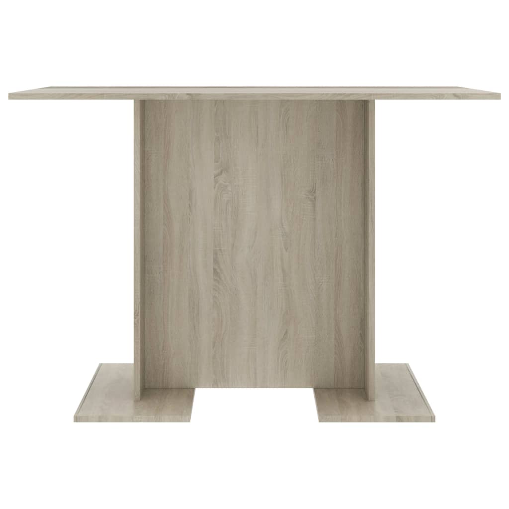 Blagovaonski stol boja hrasta sonome 110 x 60 x 75 cm drvena