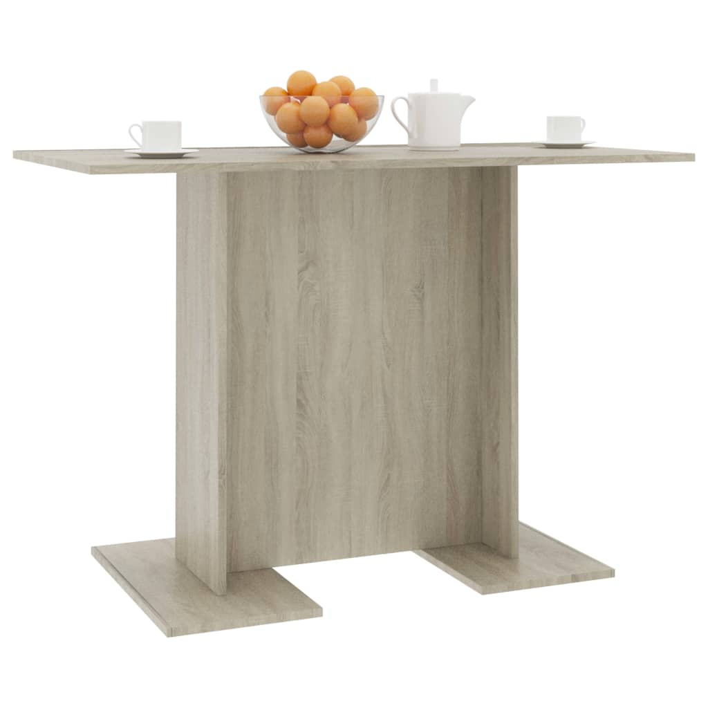 Blagovaonski stol boja hrasta sonome 110 x 60 x 75 cm drvena